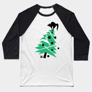 Angry Animals - Catmas tree Baseball T-Shirt